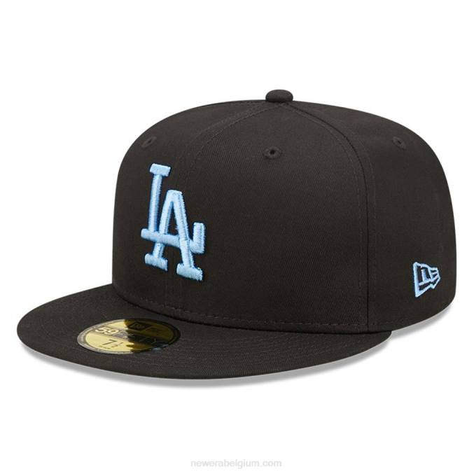 New Era la dodgers league essential zwarte 59fifty pet BT24805