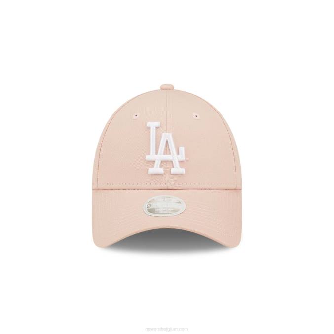 New Era la dodgers league essentials roze 9forty verstelbare pet voor dames BT241570