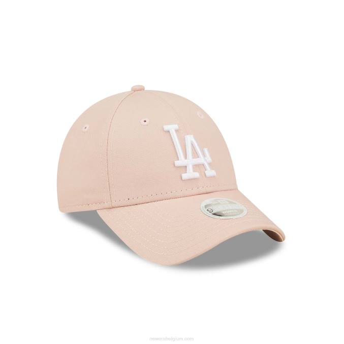 New Era la dodgers league essentials roze 9forty verstelbare pet voor dames BT241570