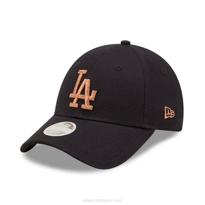 New Era la dodgers metallic logo dames marine 9forty verstelbare pet BT241737