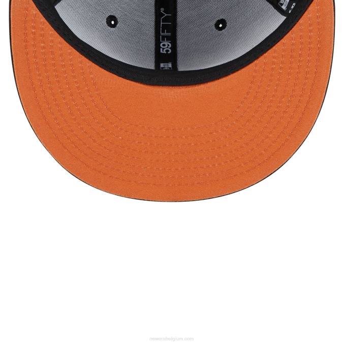 New Era la dodgers metallic pop zwart 59fifty getailleerde pet BT24252
