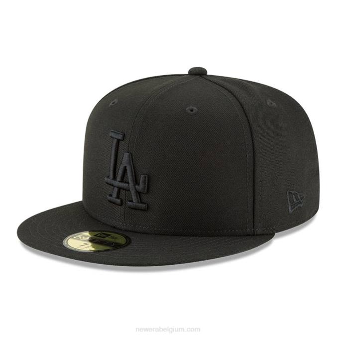 New Era la dodgers mlb basic zwarte 59fifty getailleerde pet BT24850