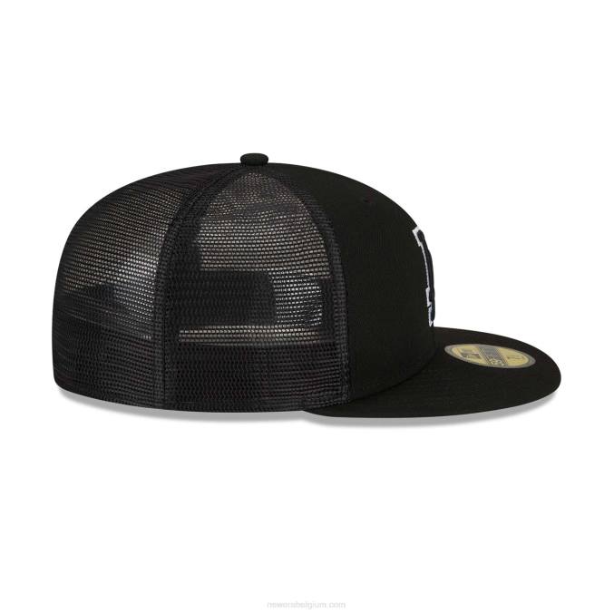 New Era la dodgers mlb batting practice zwarte 59fifty pet BT241103