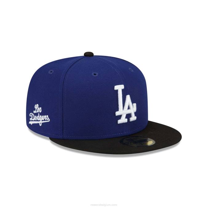New Era la dodgers mlb city blue 59fifty getailleerde pet BT24395