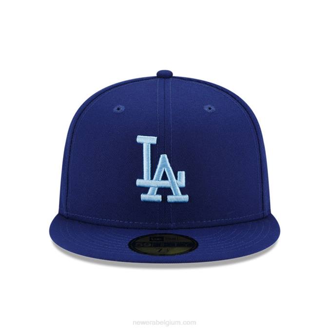 New Era la dodgers mlb cloud blue 59fifty getailleerde pet BT241261