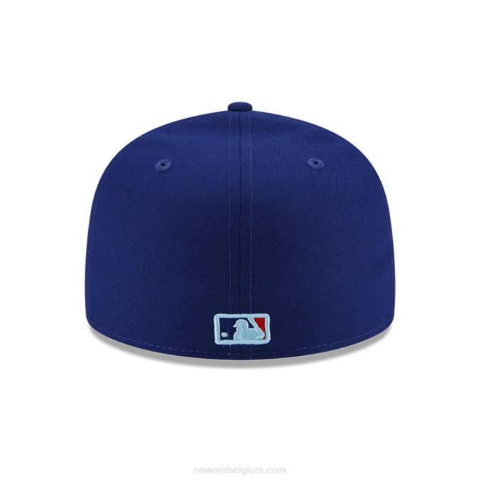 New Era la dodgers mlb cloud blue 59fifty getailleerde pet BT241261