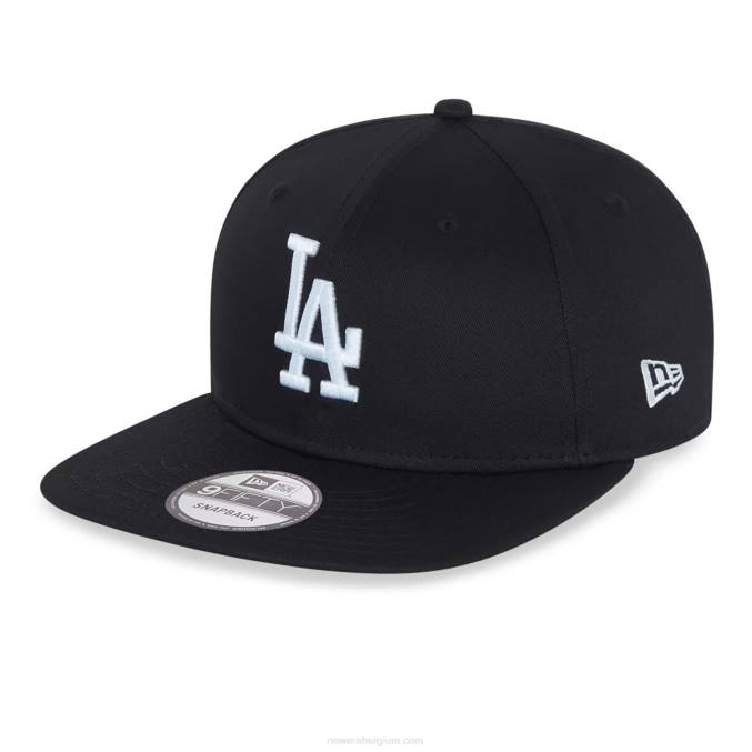 New Era la dodgers mlb essentiële zwarte 9fifty pet BT242029
