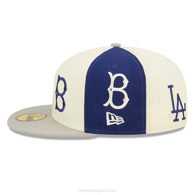 New Era la dodgers mlb logo pinwheel 59fifty getailleerde pet BT24181