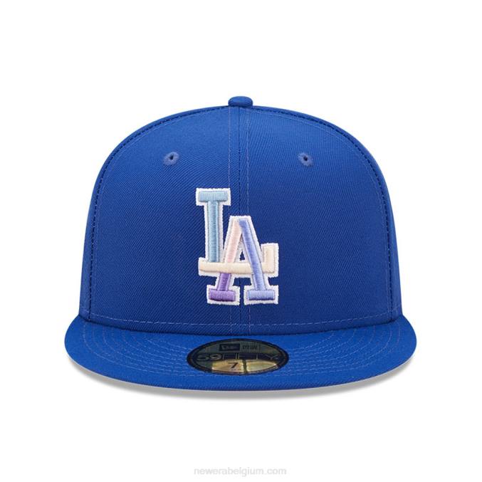 New Era la dodgers mlb nightbreak team blauwe 59fifty getailleerde pet BT24908
