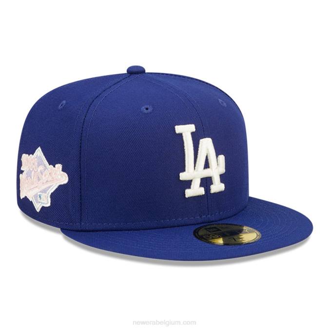 New Era la dodgers mlb pop sweat blauw 59fifty getailleerde pet BT241321