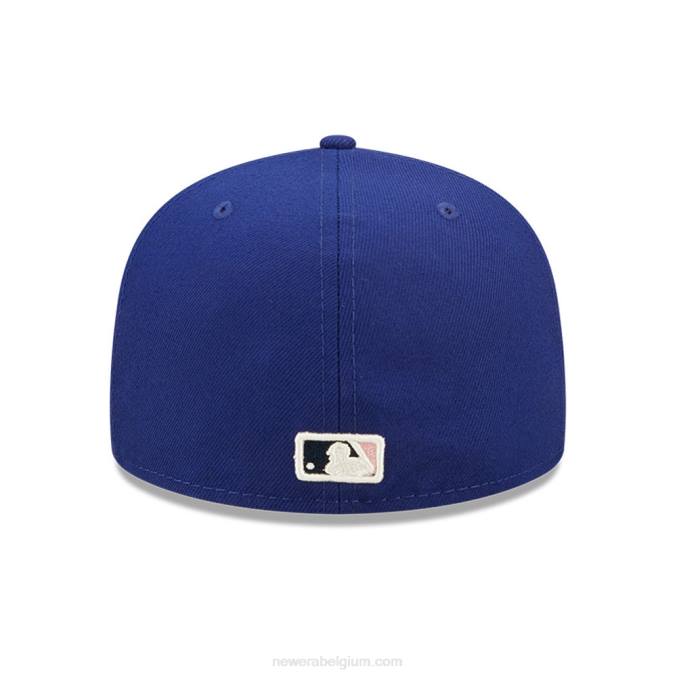 New Era la dodgers mlb pop sweat blauw 59fifty getailleerde pet BT241321