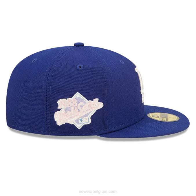 New Era la dodgers mlb pop sweat blauw 59fifty getailleerde pet BT241321