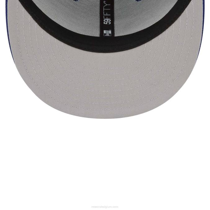 New Era la dodgers mlb spring training blauwe 59fifty getailleerde pet BT24742