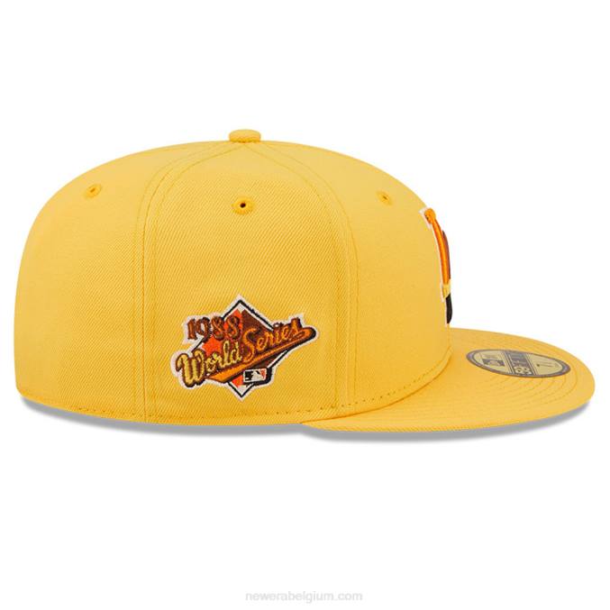 New Era la dodgers mlb vlindergele 59fifty getailleerde pet BT24374
