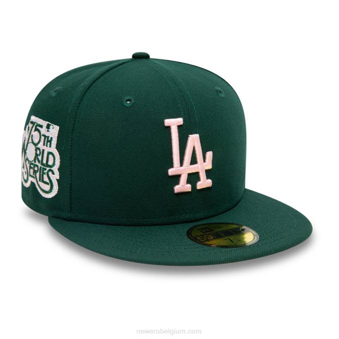 New Era la dodgers mlb world series groene 59fifty cap BT241026