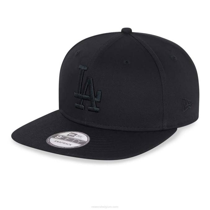 New Era la dodgers mlb zwart op zwart 9fifty cap BT242015