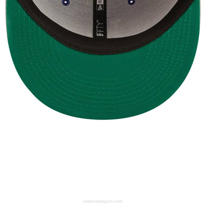 New Era la dodgers mlb zwarte letter boog blauwe 9fifty snapback pet BT241985
