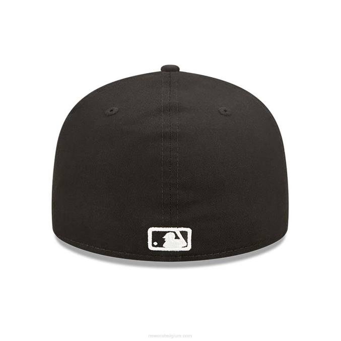 New Era la dodgers monocamo infill zwart 59fifty getailleerde pet BT24621