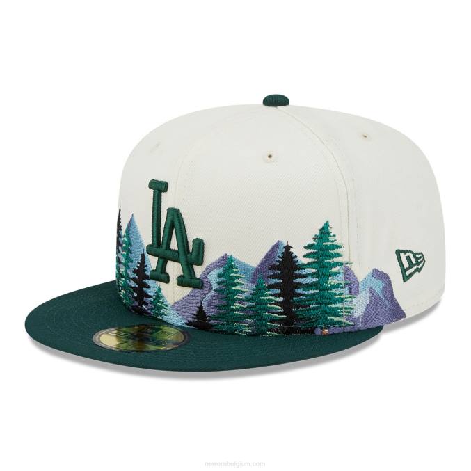New Era la dodgers outdoor wit 59fifty gemonteerd BT24329