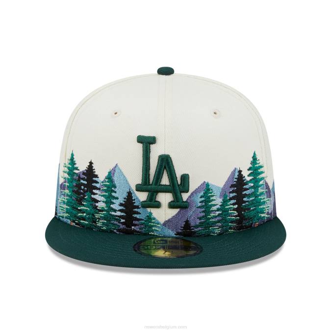 New Era la dodgers outdoor wit 59fifty gemonteerd BT24329