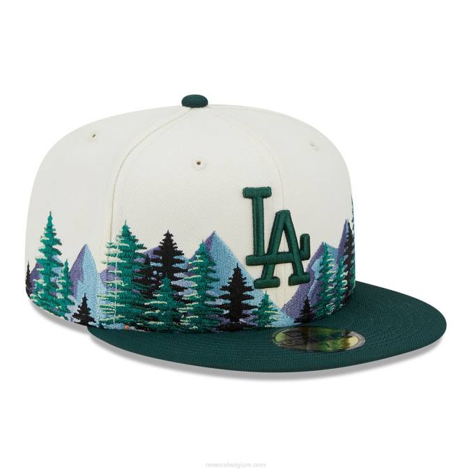 New Era la dodgers outdoor wit 59fifty gemonteerd BT24329