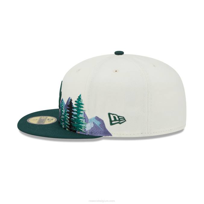 New Era la dodgers outdoor wit 59fifty gemonteerd BT24329
