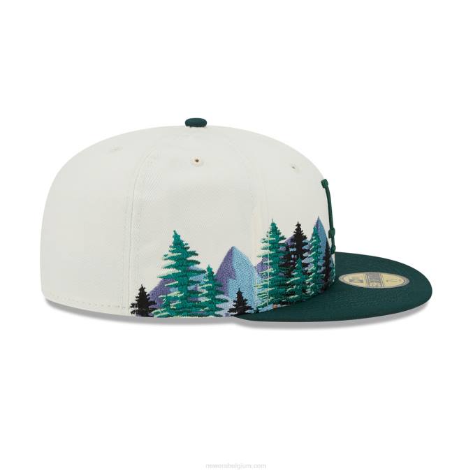 New Era la dodgers outdoor wit 59fifty gemonteerd BT24329