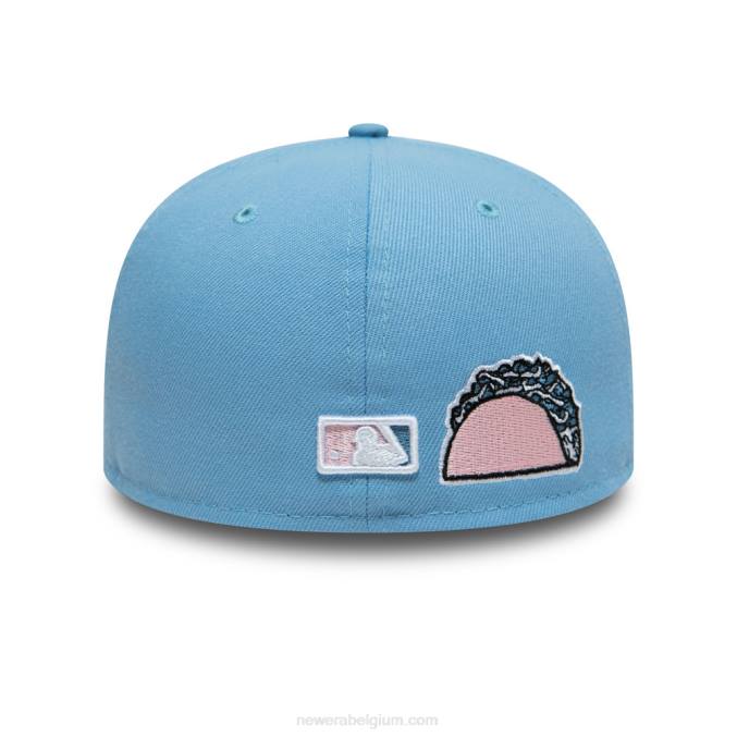 New Era la dodgers palm taco blauw 59fifty pet BT2426