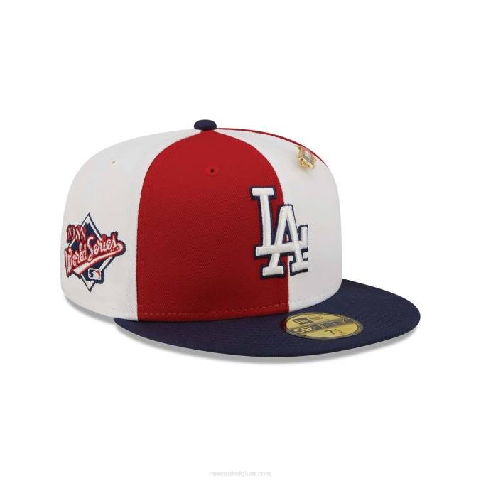 New Era la dodgers pinwheel americana rode 59fifty getailleerde pet BT24779