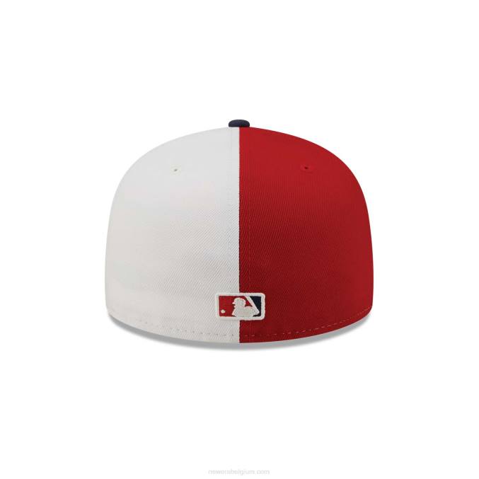 New Era la dodgers pinwheel americana rode 59fifty getailleerde pet BT24779