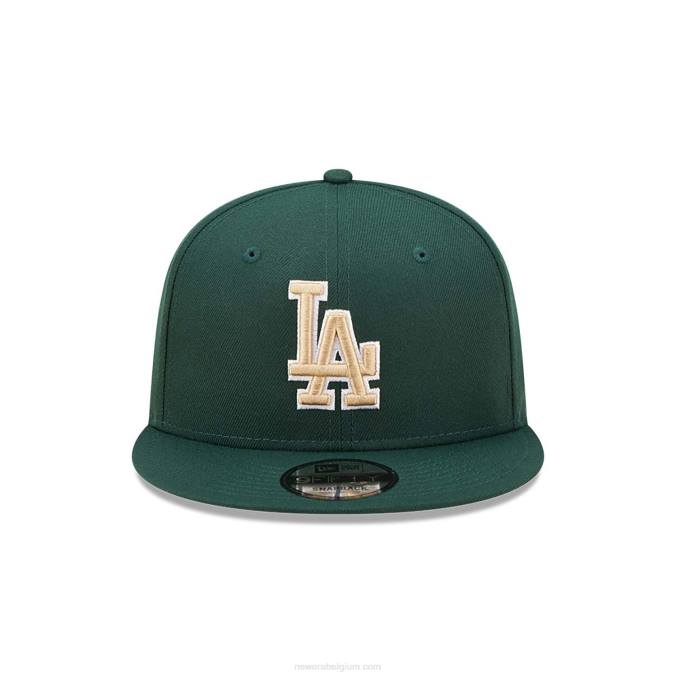 New Era la dodgers repreve donkergroene 9fifty snapback pet BT242030