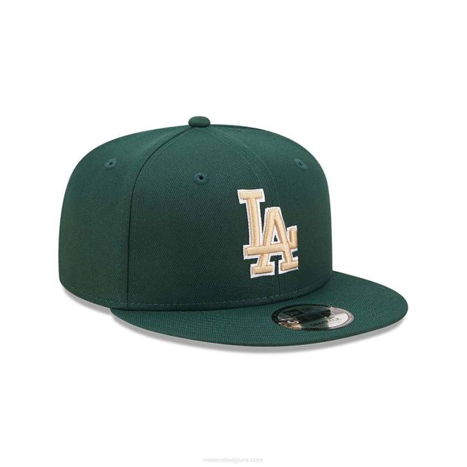 New Era la dodgers repreve donkergroene 9fifty snapback pet BT242030