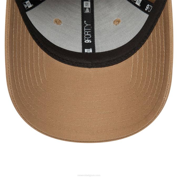 New Era la dodgers seizoensbruine 9forty verstelbare pet BT241734