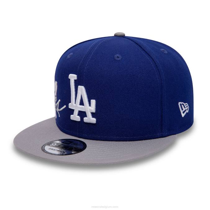 New Era la dodgers side font blauwe 9fifty snapback pet BT241956