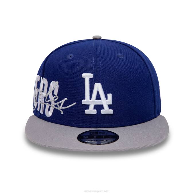 New Era la dodgers side font blauwe 9fifty snapback pet BT241956