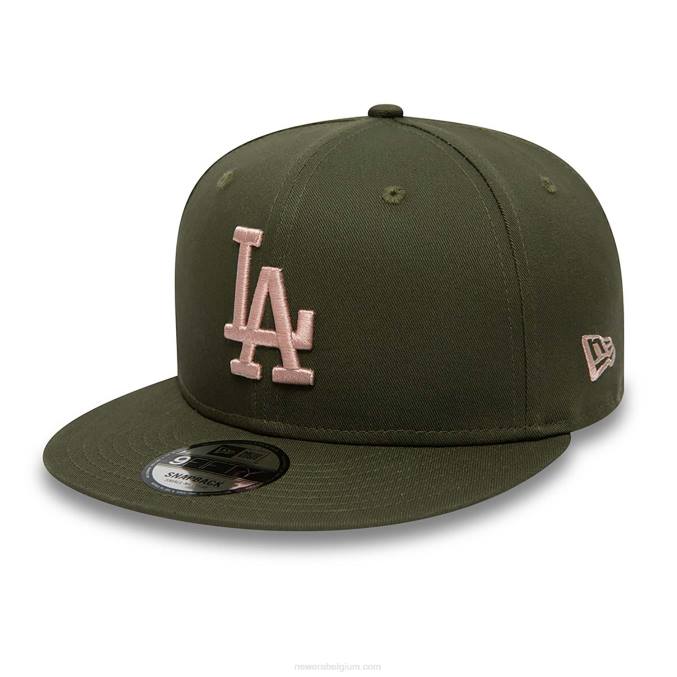 New Era la dodgers side patch medium groene 9fifty snapback pet BT241868