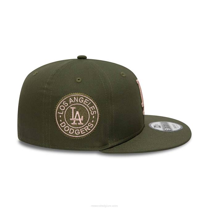 New Era la dodgers side patch medium groene 9fifty snapback pet BT241868