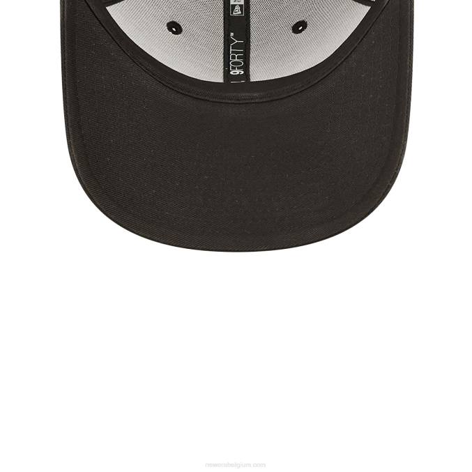 New Era la dodgers team outline zwarte 9forty verstelbare pet BT241603