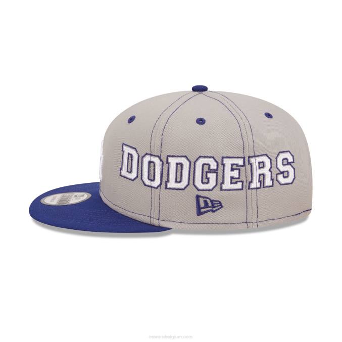New Era la dodgers teamsplit donkerblauwe 9fifty snapback pet BT241886