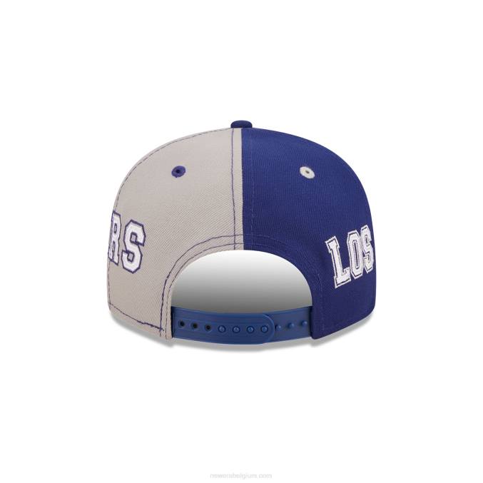 New Era la dodgers teamsplit donkerblauwe 9fifty snapback pet BT241886