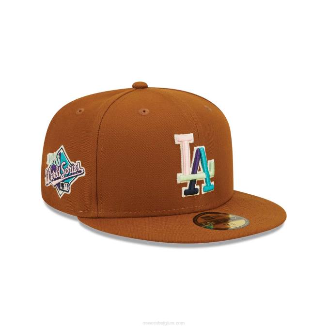 New Era la dodgers vintage gebloemde 59fifty pet BT24415