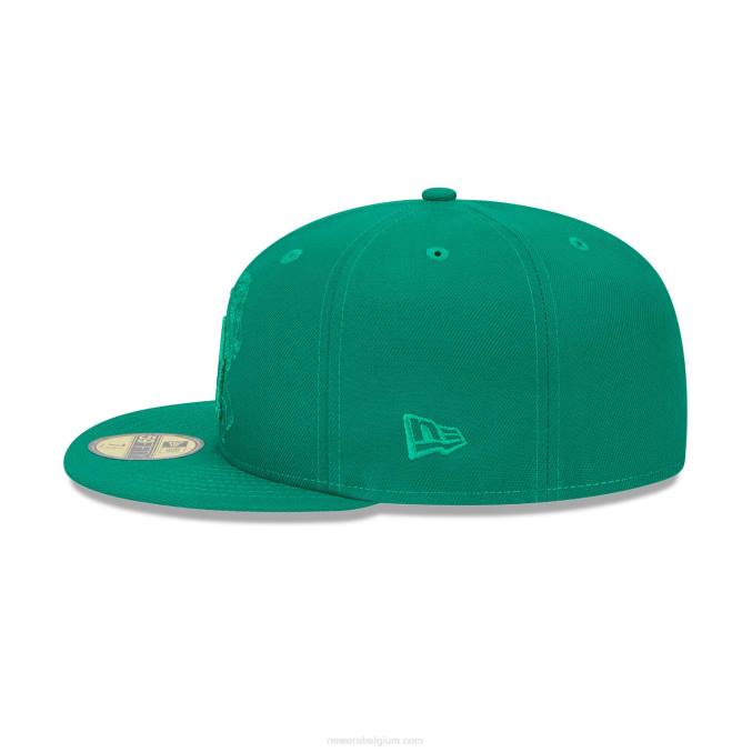 New Era la dodgers zodiac groen 59fifty getailleerde pet BT2468