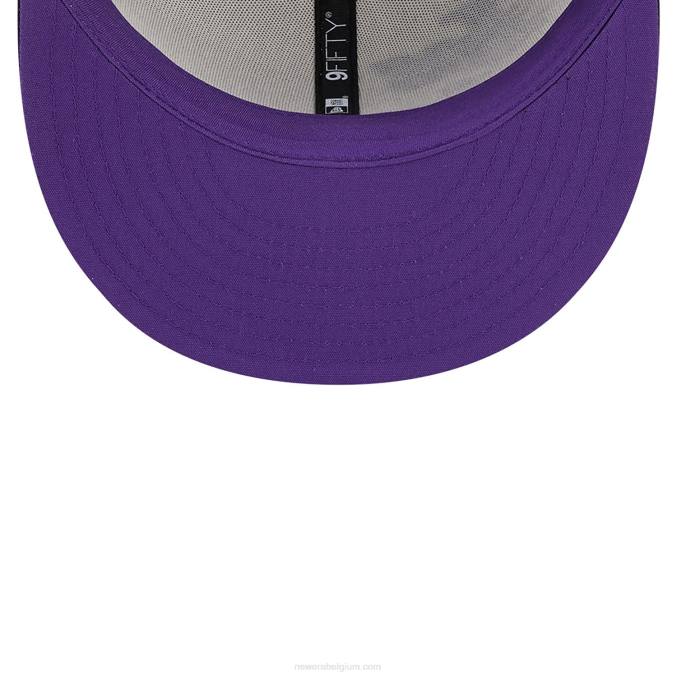 New Era la lakers authentics city edition witte 9fifty snapback pet BT242038