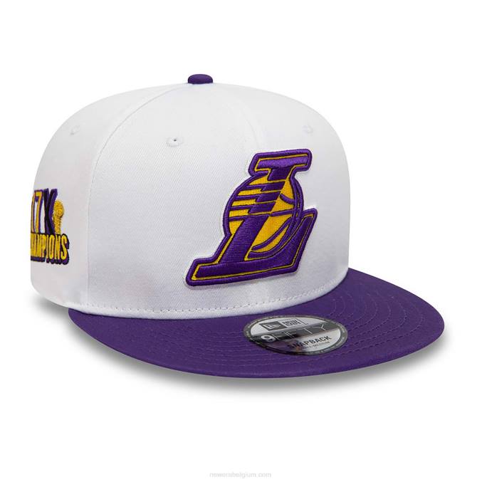 New Era la lakers crown patches witte 9fifty snapback pet BT242047