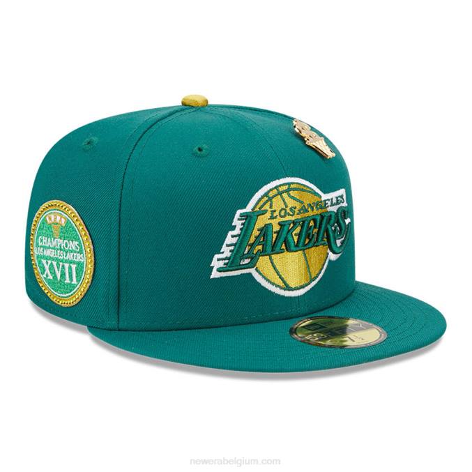 New Era la lakers max bet groen 59fifty getailleerde pet BT24332