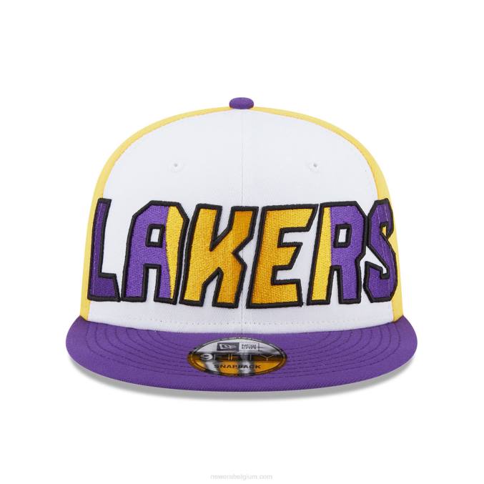 New Era la lakers nba back half paarse 9fifty snapback cap BT241937