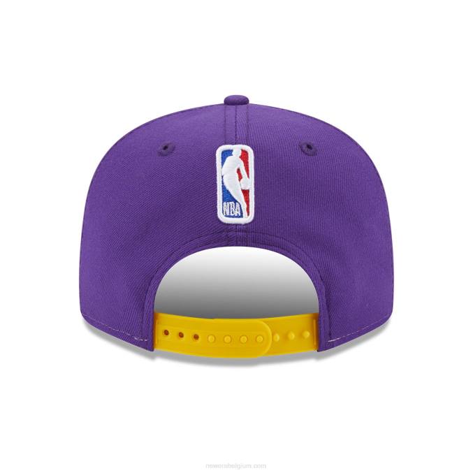 New Era la lakers nba back half paarse 9fifty snapback cap BT241937