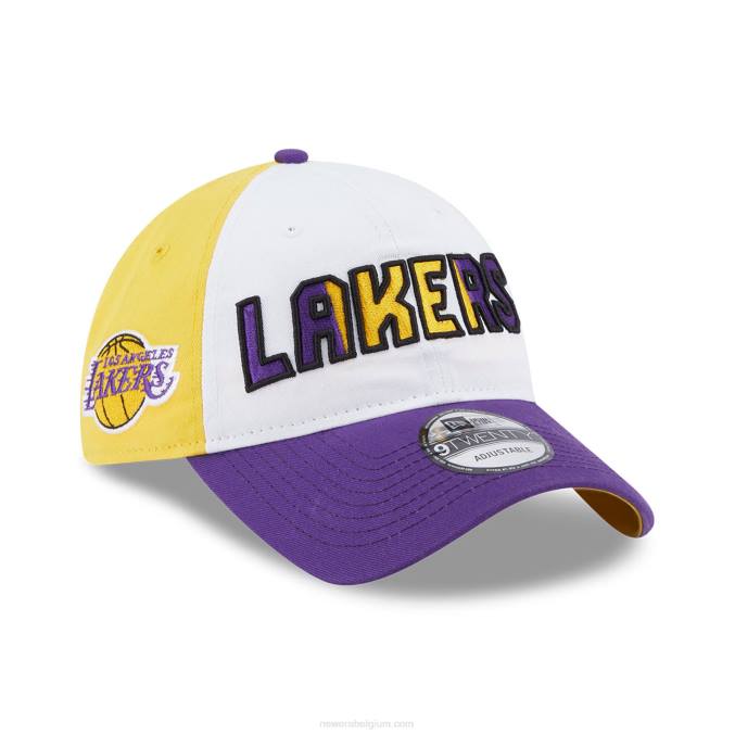 New Era la lakers nba back half purple 9twenty verstelbare pet BT242224