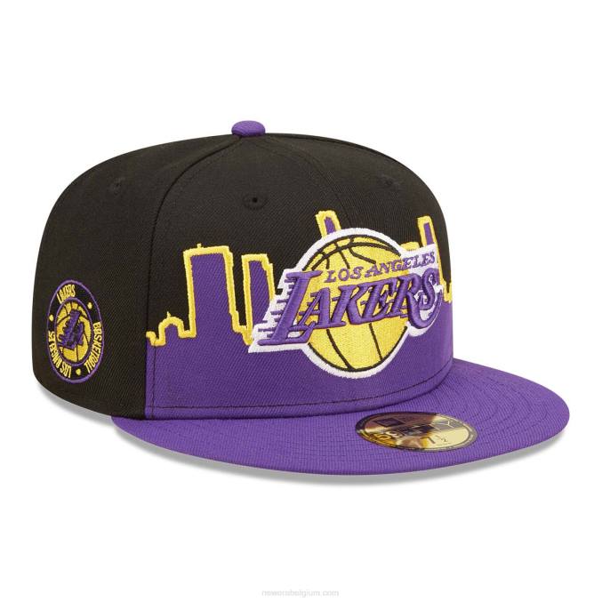 New Era la lakers nba tip off 2022 zwarte 59fifty getailleerde pet BT241129