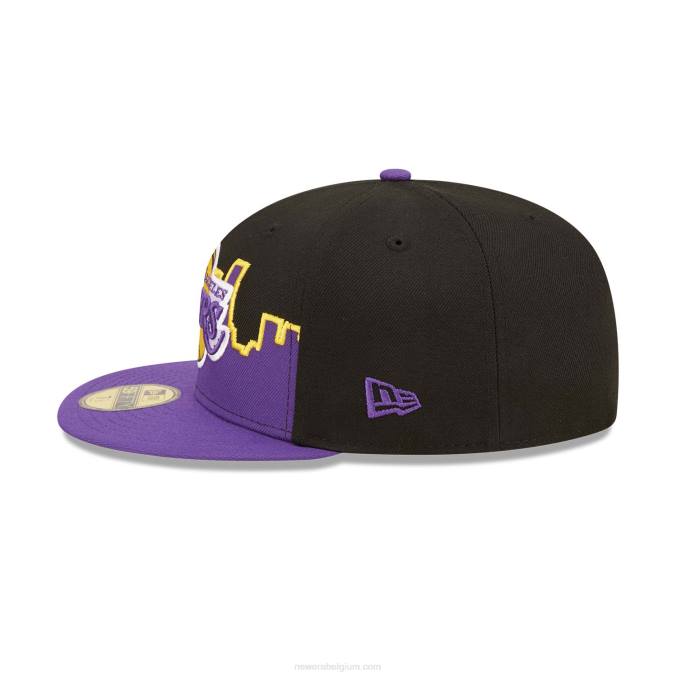 New Era la lakers nba tip off 2022 zwarte 59fifty getailleerde pet BT241129